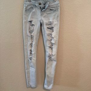 American Eagle Skinny Ripped Jeans